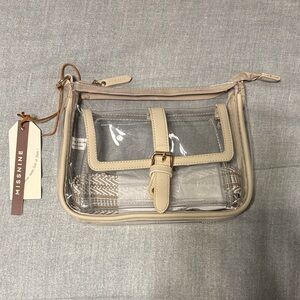 MissNine Clear Beige Crossbody Bag